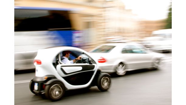 Smart car in Italy