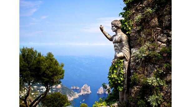 Emperor Augustus, Island of Capri, Italy