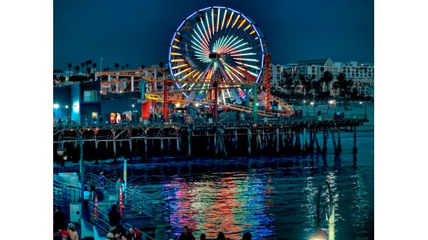 Santa Monica Pier and Pacific Park