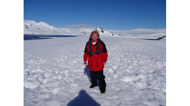 Aunt during her Antarctica Expedition.