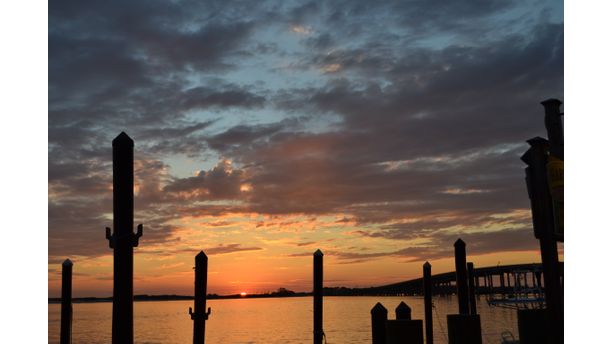 Sunset at Destin Harbor