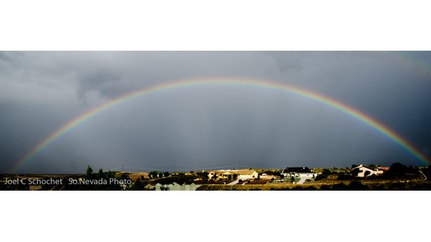 Rainbow over my neighborhood