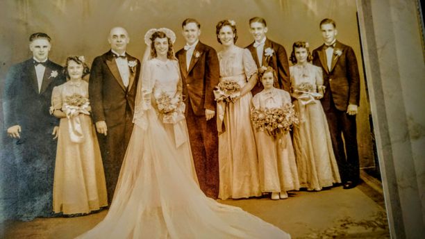 Wedding photo from 1945