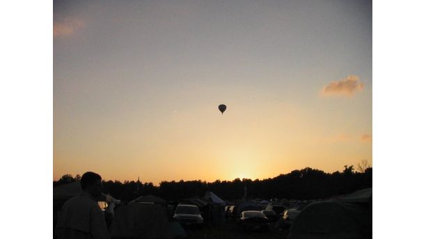 Balloon over Bonnaroo