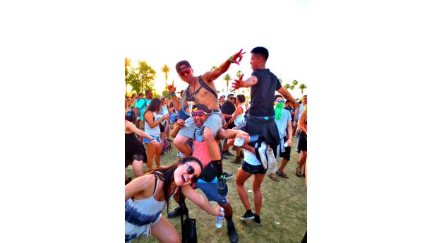 Coachella Totem Pole Craziness