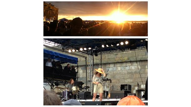 Sunset Over Newport Folk Fest