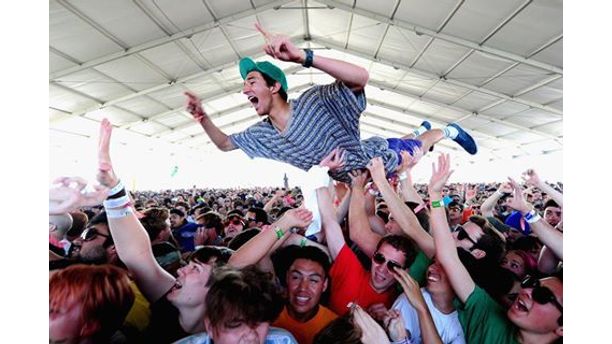 CROWD SURFING WITH THE BLACK LIPS