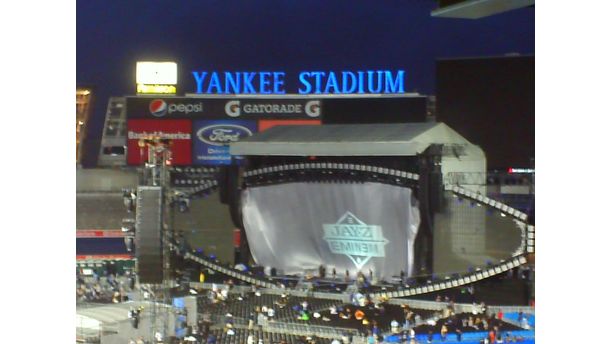 Jay Z & Eminem at NYC's Yankee Stadium