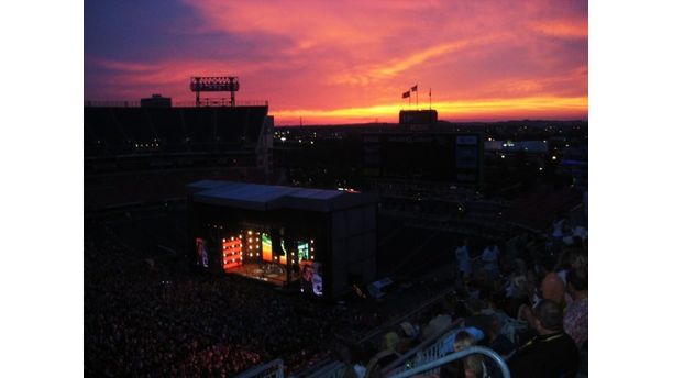 Perfect CMA Music Festival Sunset 