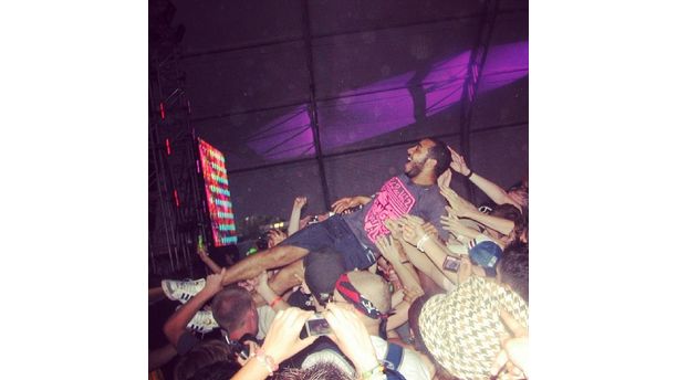 Dj Mehdi Crowd Surf at Coachella '07