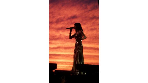 Selena and the setting sun