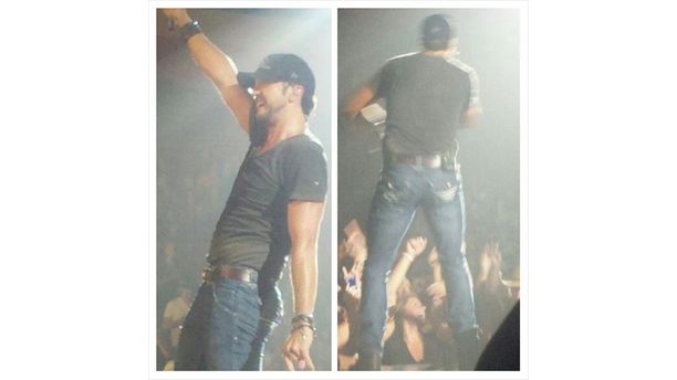 Luke Bryan from behind :-)