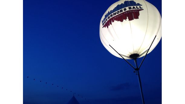 Festival at dusk