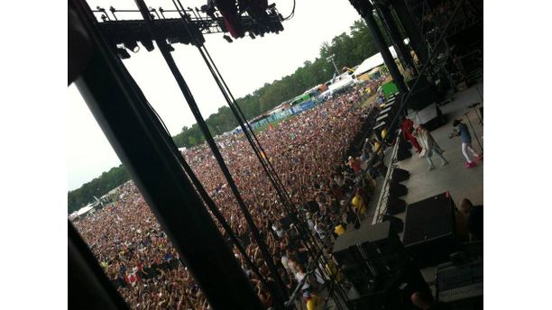 Backstage at Bonnaroo!