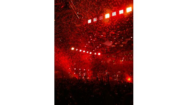 Arcade Fire's Concert Confetti Burst