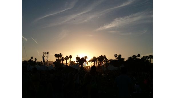 Social Scene Sunset