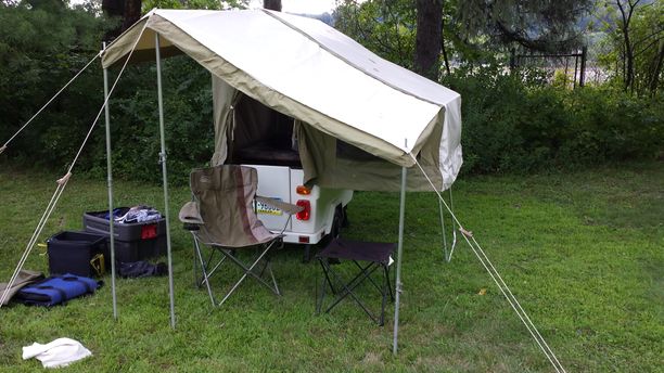 Motorcycle camping 