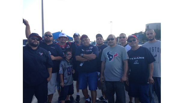 Texans Game 2013 a Family Affair