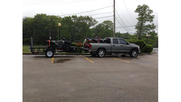 Ready for camping and ATV riding